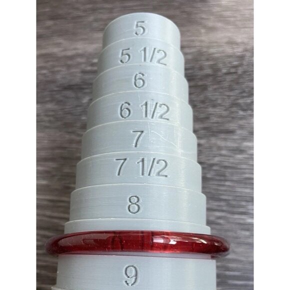 Vintage Red Roman Glass Bangle Bracelet women’s sz 8.5” Quality Bracelet - Picture 3 of 8